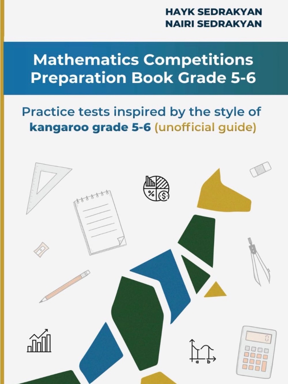 Kangaroo Math Competition Prep Book Grades 5-6 NEW!
